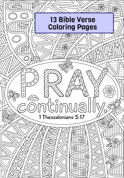 Printable Bible Verse Coloring Pages
 RicLDP Artworks Bundle 2 Bible Verse Coloring Pages