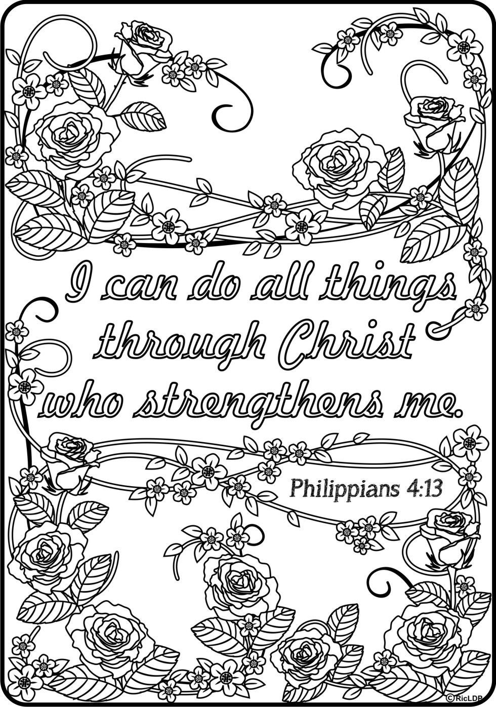 Printable Bible Verse Coloring Pages
 Pin on Coloring Pages