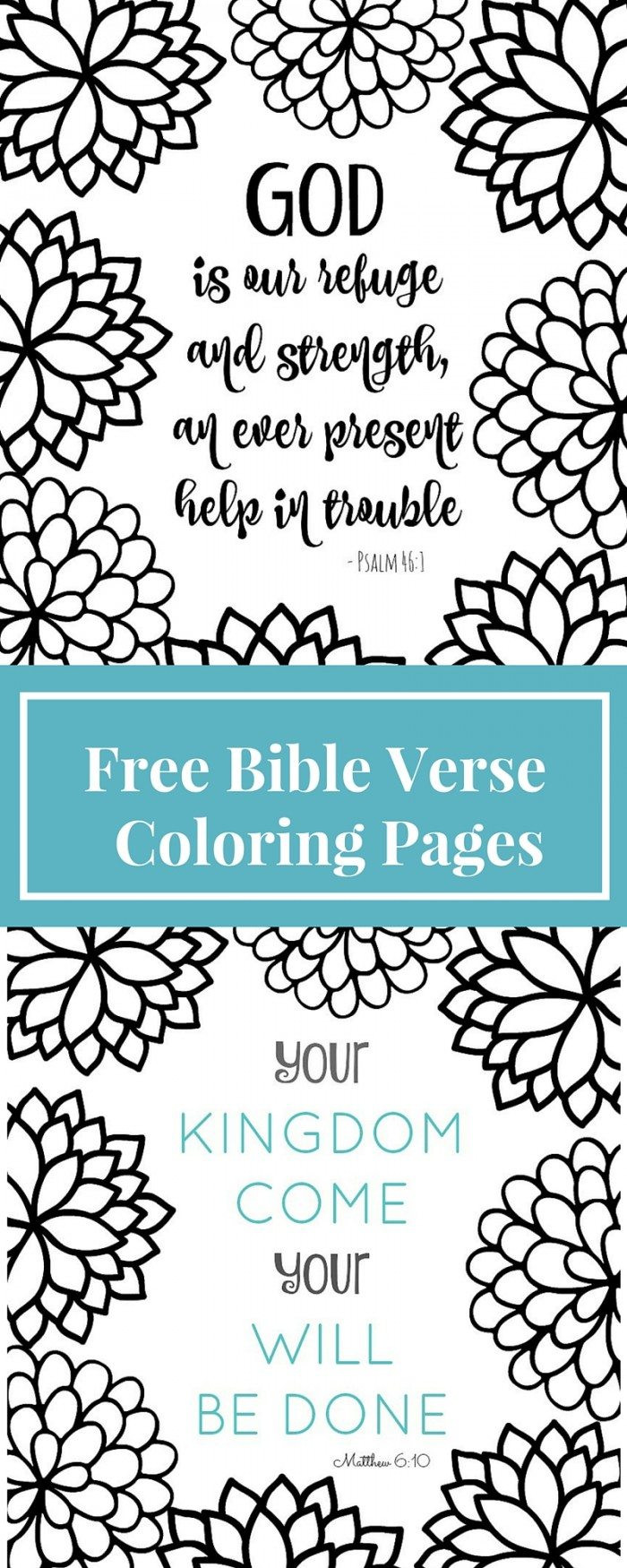 Printable Bible Verse Coloring Pages
 FREE Bible Verse Coloring Pages