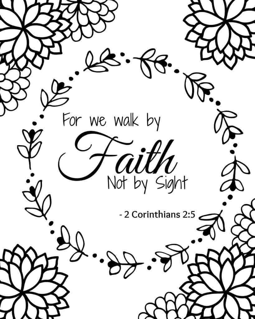 Printable Bible Verse Coloring Pages
 Free Printable Bible Verse Coloring Sheets Simple Mom