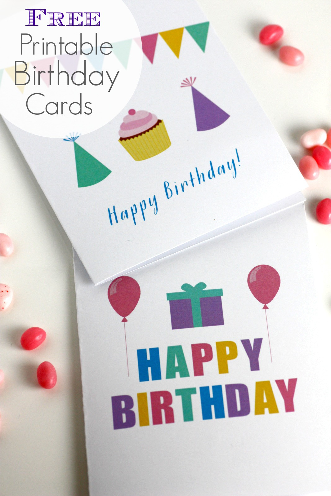 Printable Birthday Cards For Kids
 Free Printable Blank Birthday Cards