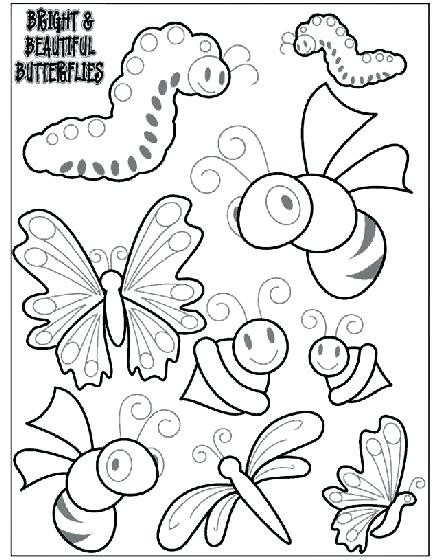 Printable Bug Coloring Pages
 Lightning Bug Drawing at GetDrawings