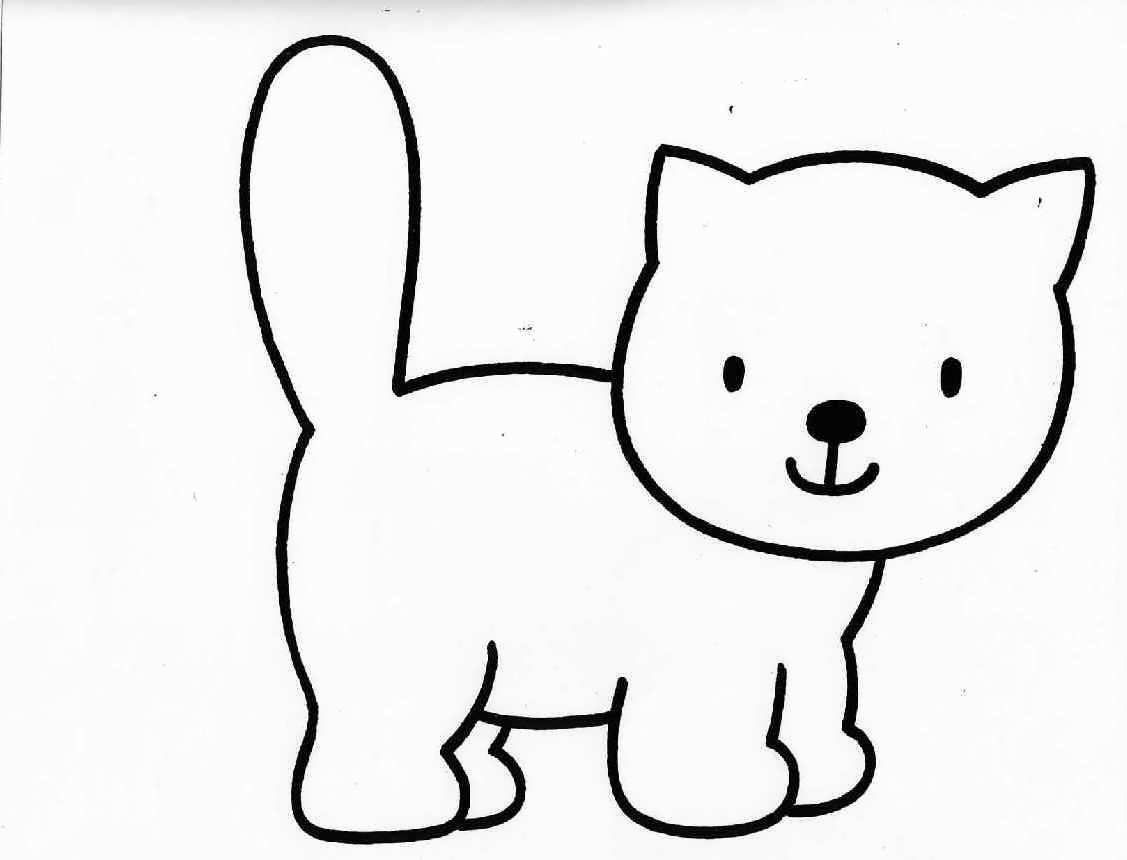 Printable Cat Coloring Pages For Kids
 Free Cat Coloring Pages