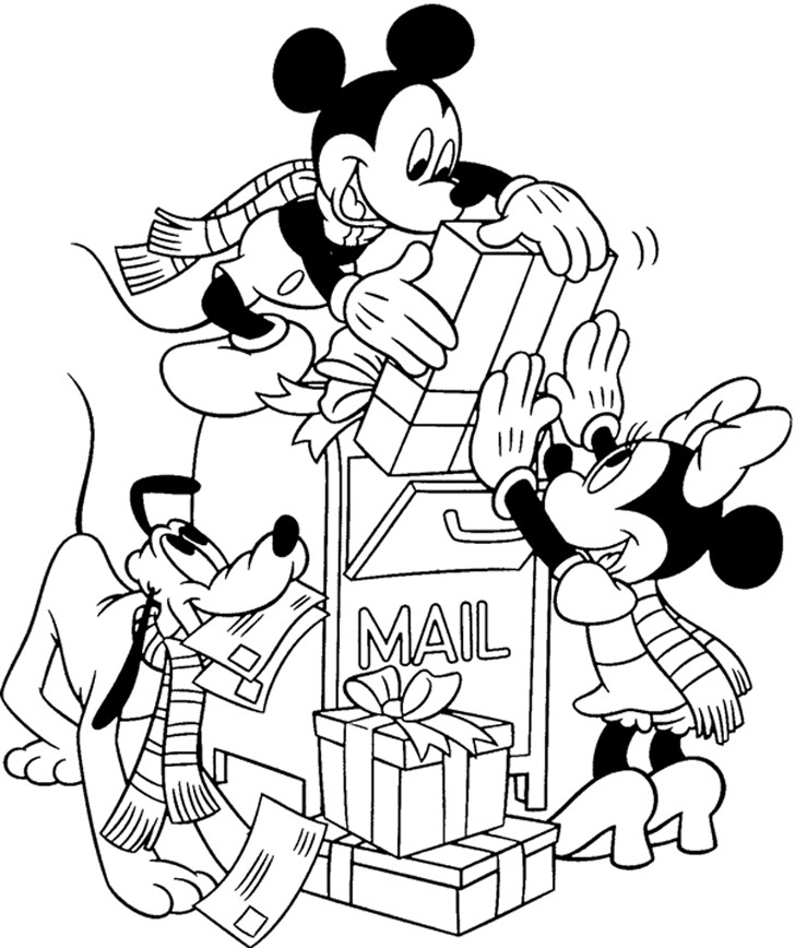 Printable Christmas Coloring Book
 14 Disney Christmas Coloring Pages Picture Disney
