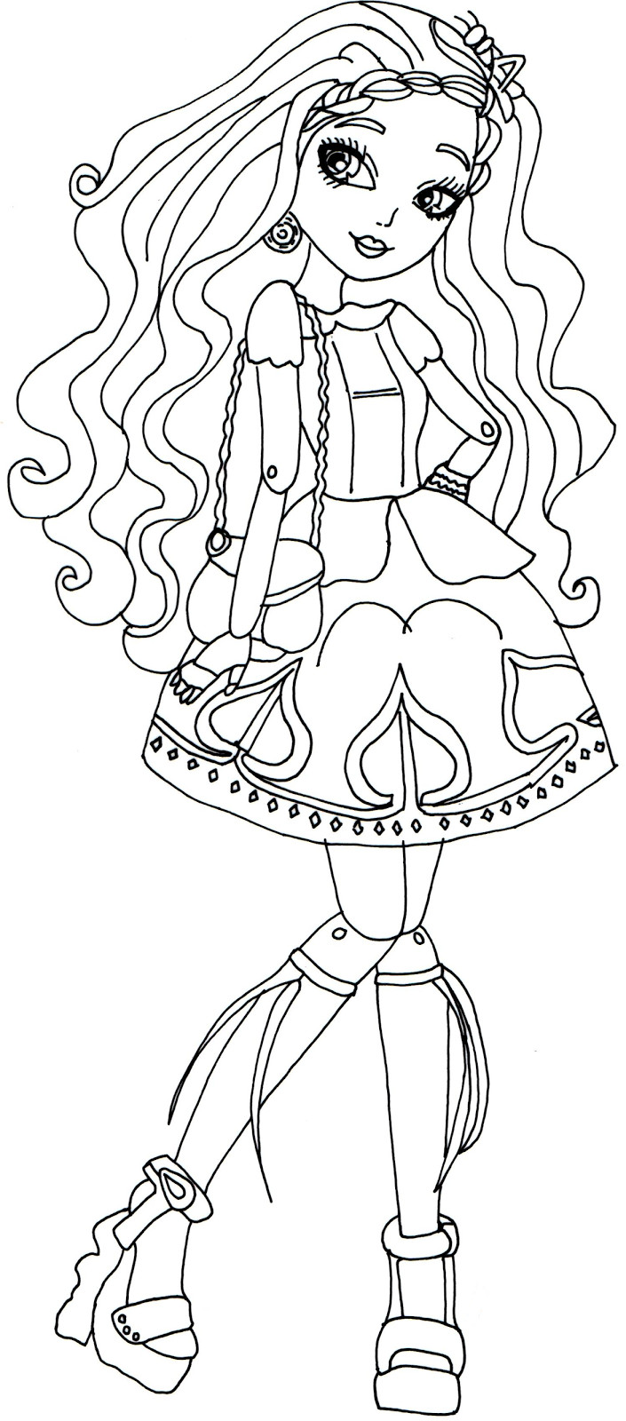 Printable Coloring Books
 Free Printable Ever After High Coloring Pages Cedar Wood
