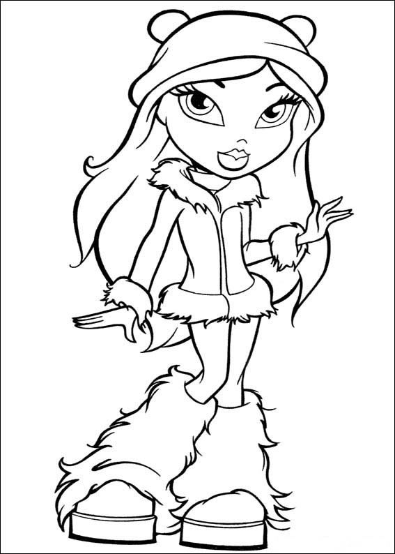 Printable Coloring Books
 Bratz Coloring Pages Free Printable Coloring Pages