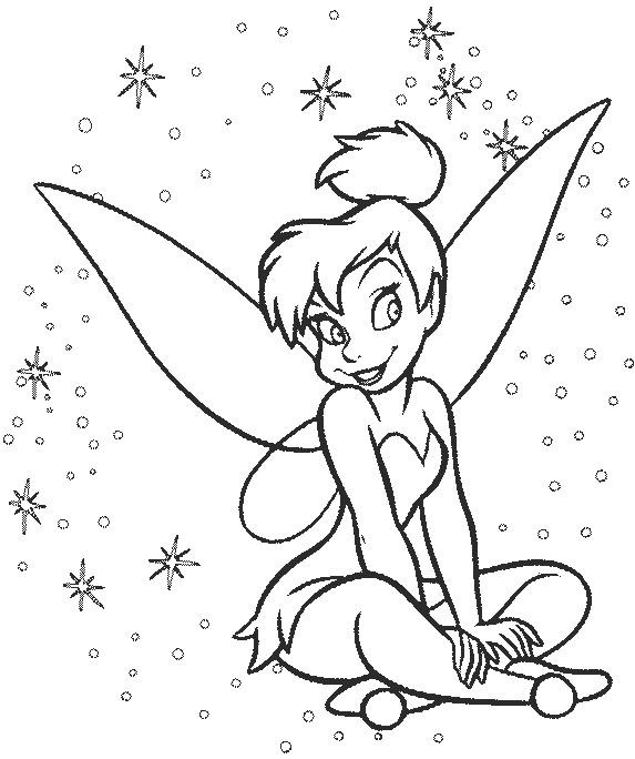 Printable Coloring Pages Disney
 Interactive Magazine Disneyland Tinkerbell Free