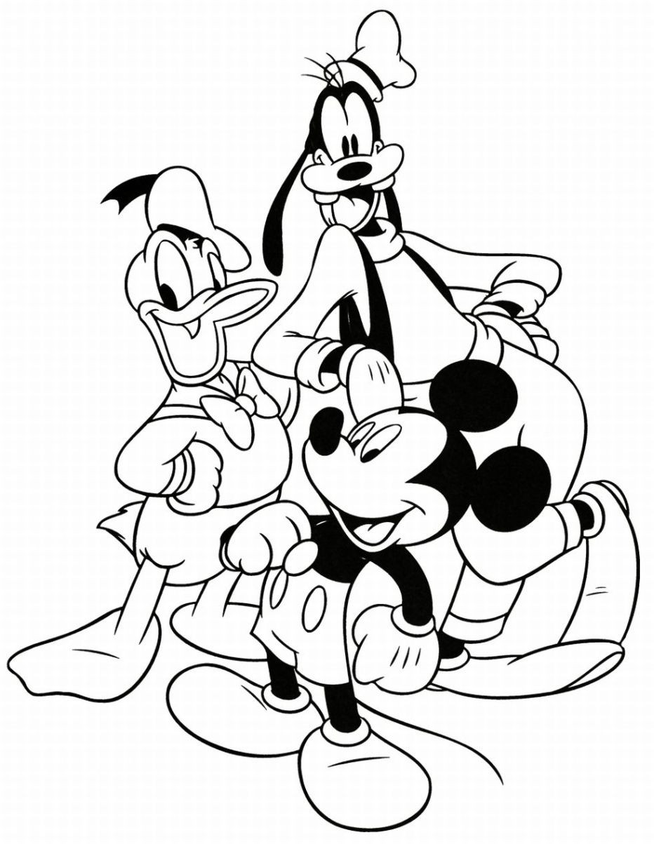 Printable Coloring Pages Disney
 Disney Characters Coloring Pages
