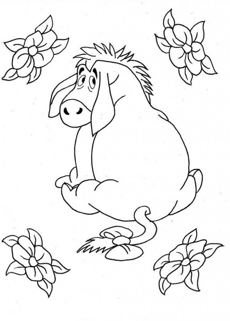 Printable Coloring Pages For Toddlers Free
 Free Printable Eeyore Coloring Pages For Kids