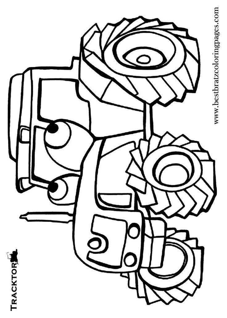 Printable Coloring Pages For Toddlers Free
 Free Printable Tractor Coloring Pages For Kids