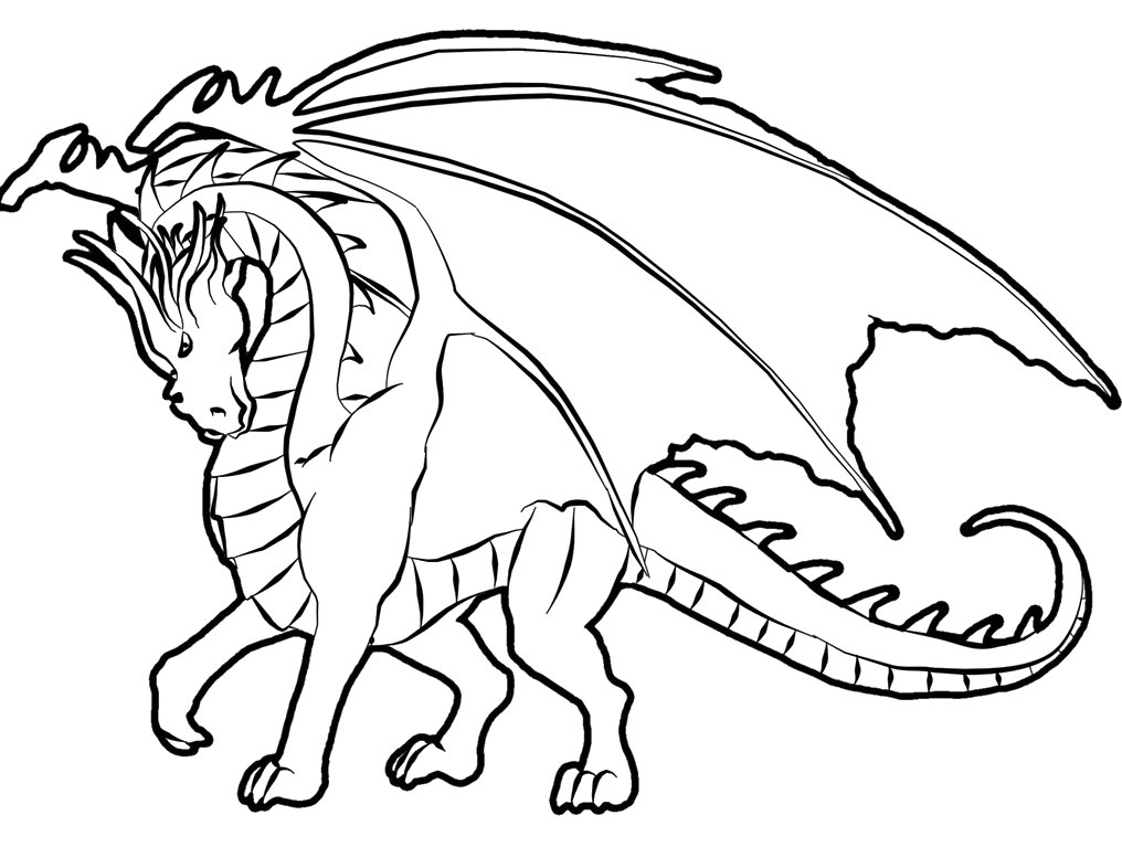 Printable Dragon Coloring Pages
 Dragon Coloring Pages