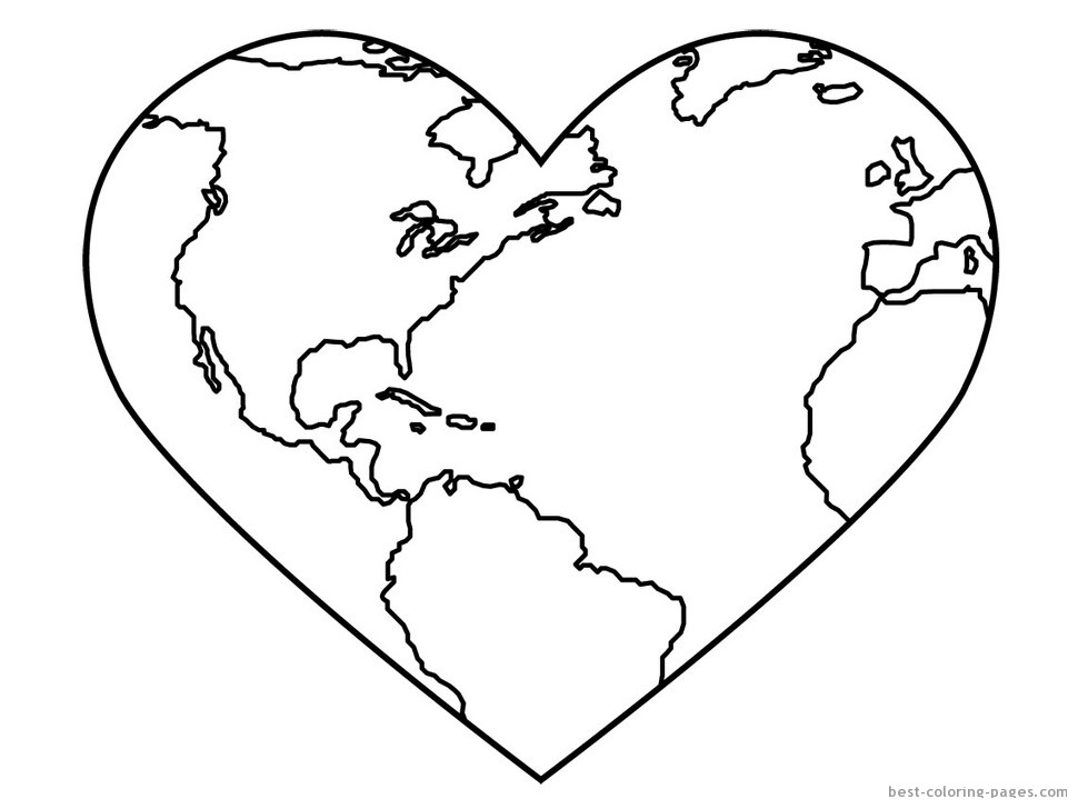 Printable Earth Coloring Pages
 Earth Coloring Pages Printable