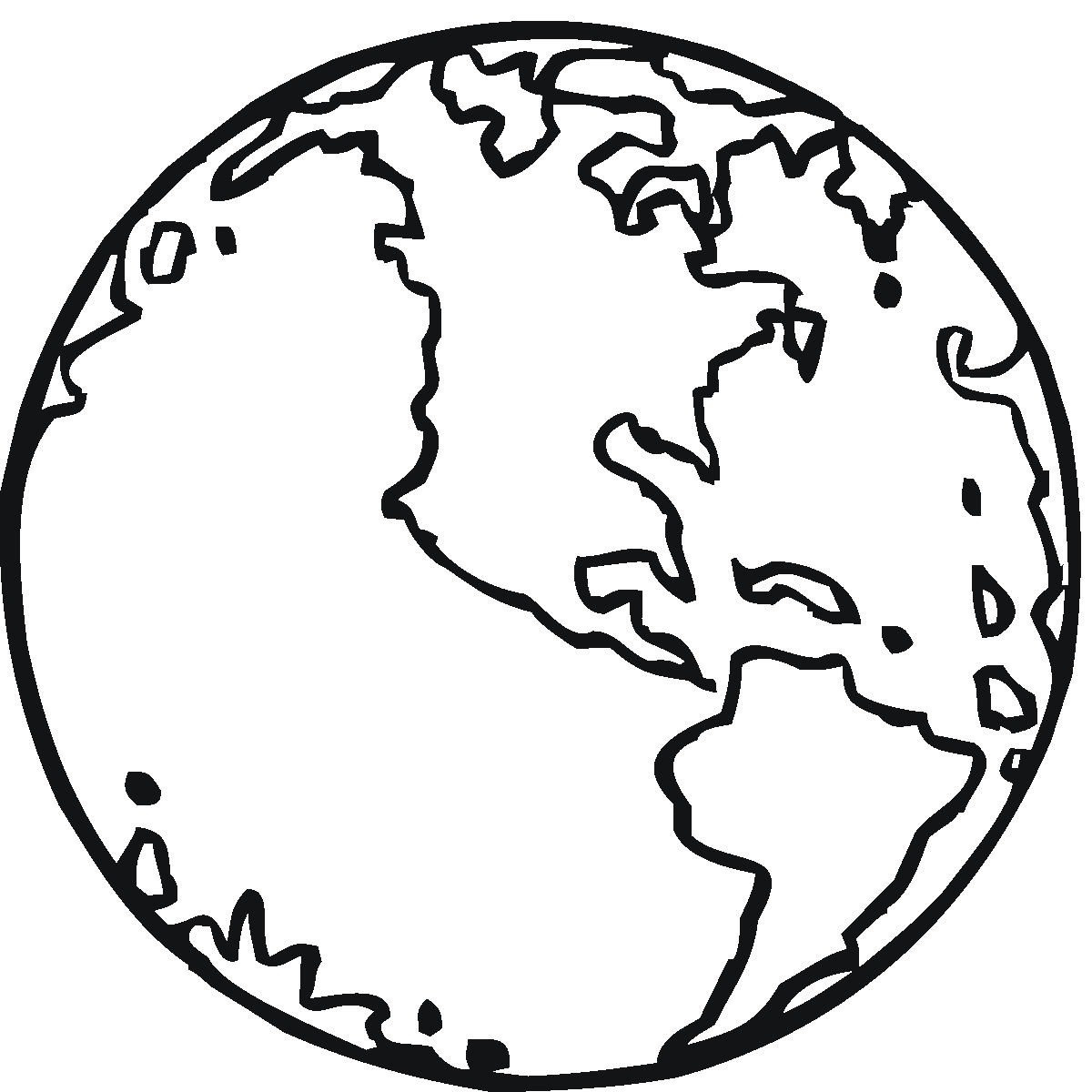 Printable Earth Coloring Pages
 Free Printable Earth Coloring Pages For Kids