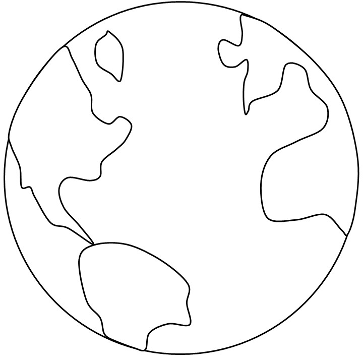 Printable Earth Coloring Pages
 Free Printable Earth Day Coloring Pages for the Kids
