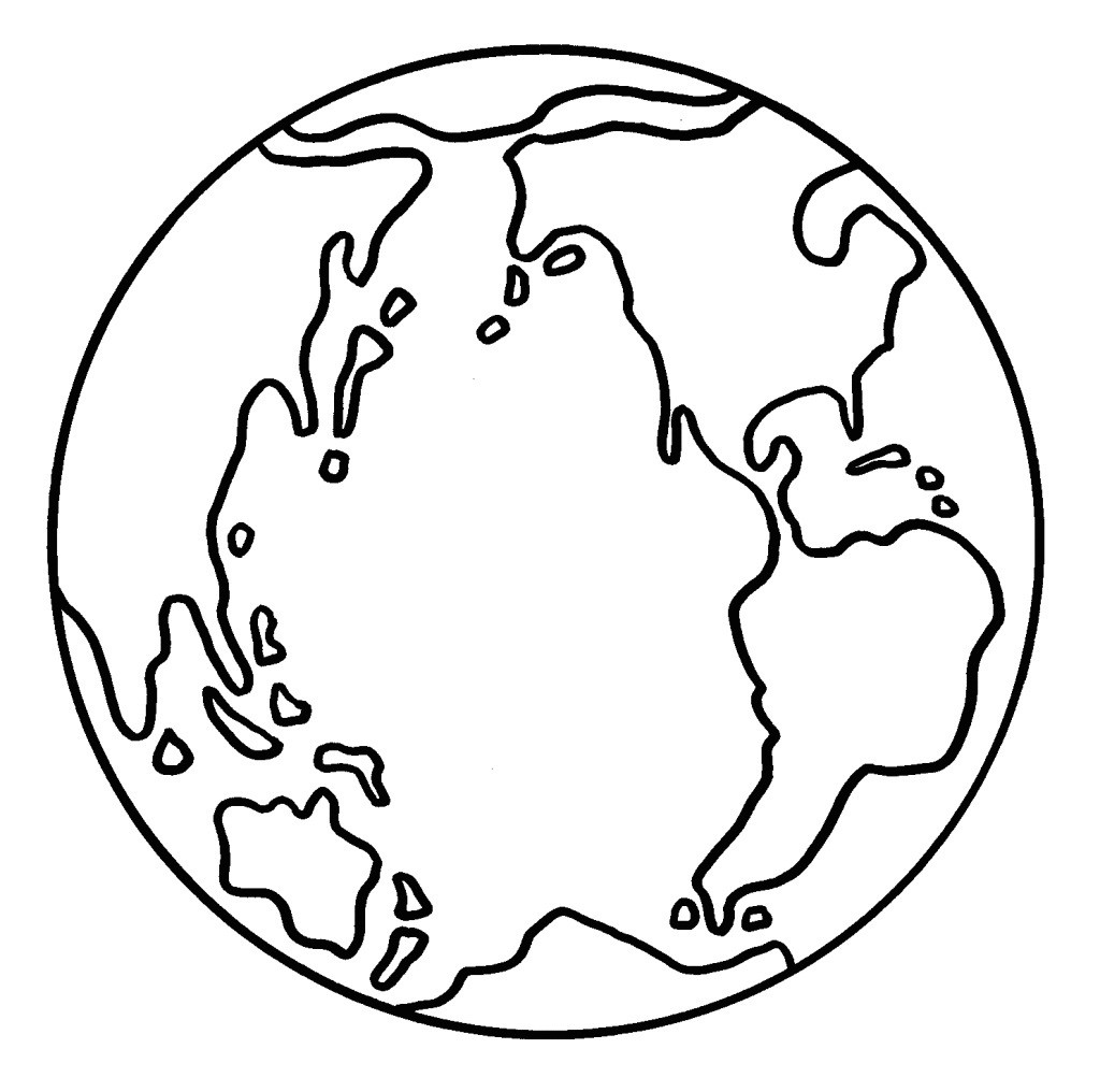 Printable Earth Coloring Pages
 Free Printable Earth Coloring Pages For Kids