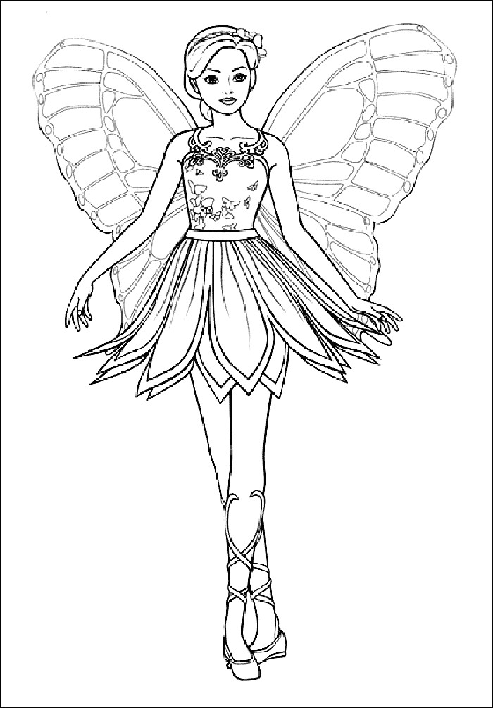 Printable Fairies Coloring Pages
 Free Printables TONS of Fairy Coloring Pages