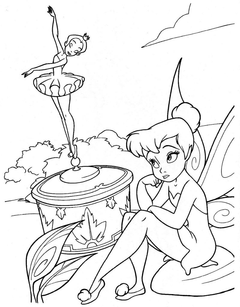 Printable Fairies Coloring Pages
 Free Printable Disney Fairies Coloring Pages For Kids