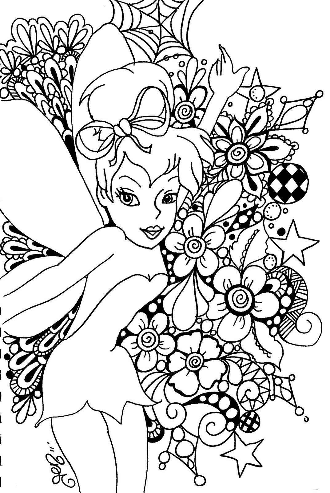 Printable Fairy Coloring Pages
 FAIRY COLORING PAGES
