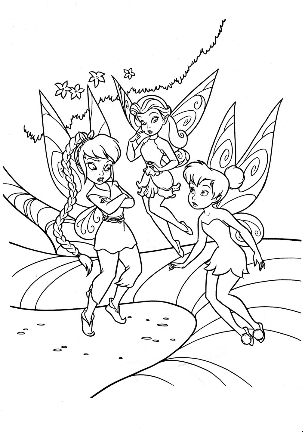 Printable Fairy Coloring Pages
 Disney Fairy coloring pages