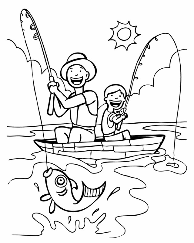 Printable Fishing Coloring Pages
 holamormon3 2014 08 31