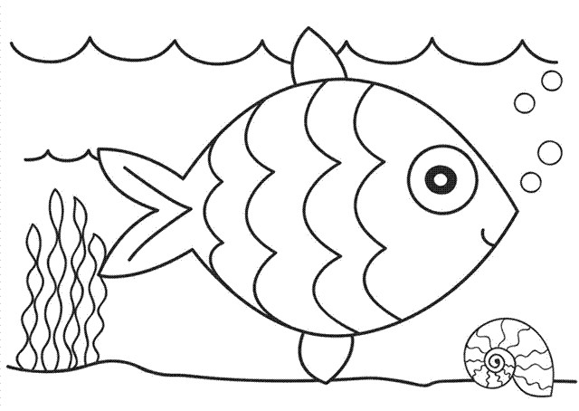 Printable Fishing Coloring Pages
 Coloring Pages Fun Fish Coloring Pages
