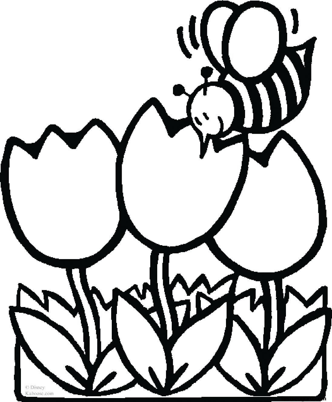 Printable Flower Coloring Pages For Kids
 flower coloring pages
