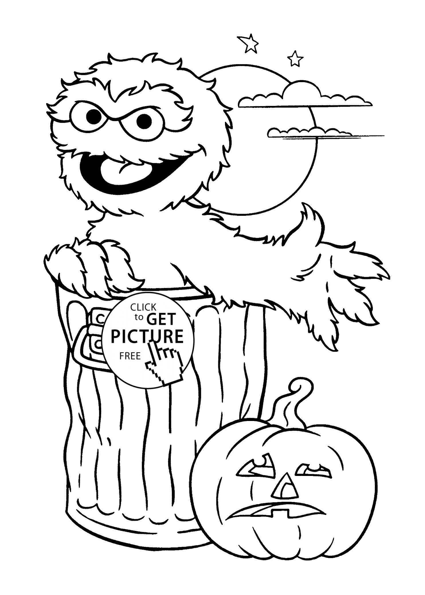 Printable Halloween Coloring Pages For Kids
 Halloween coloring page for kids printable free Happy