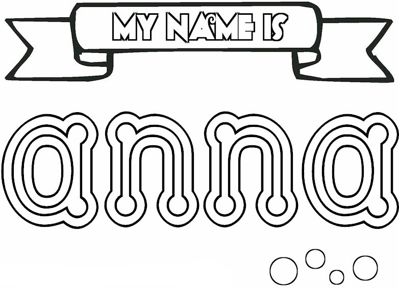 Printable Name Coloring Pages
 Girls Names coloring pages to and print for free