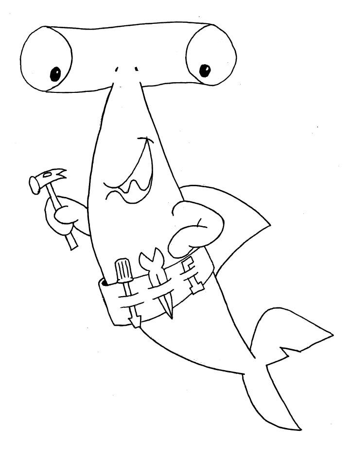 Printable Shark Coloring Pages
 Shark Coloring Pages and Posters
