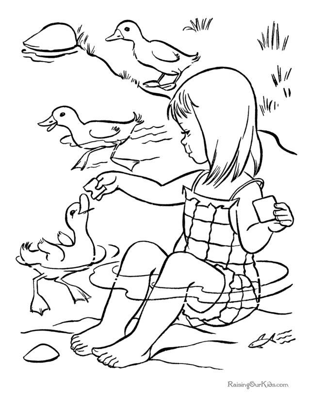 Printable Summer Coloring Pages
 Summer Coloring Pages part II