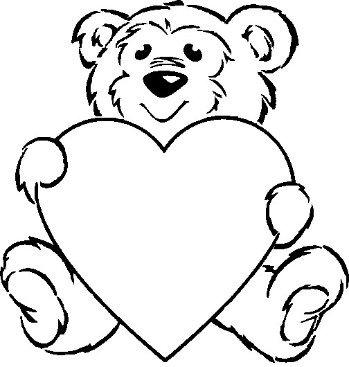 Printable Valentine Coloring Pages
 Valentine Coloring Page