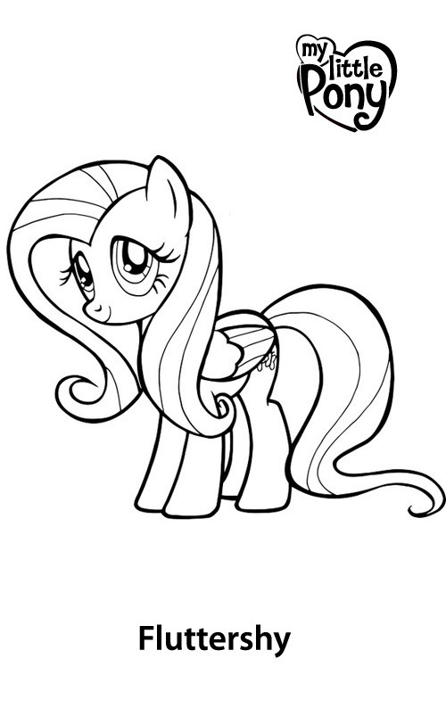 Printables Free Coloring Pages
 Little Pony da colorare