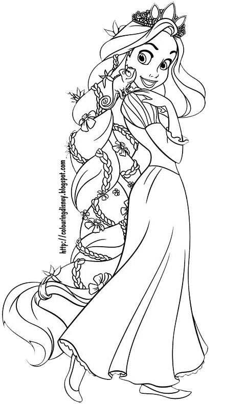 Printables Free Coloring Pages
 rapunzel coloring pages