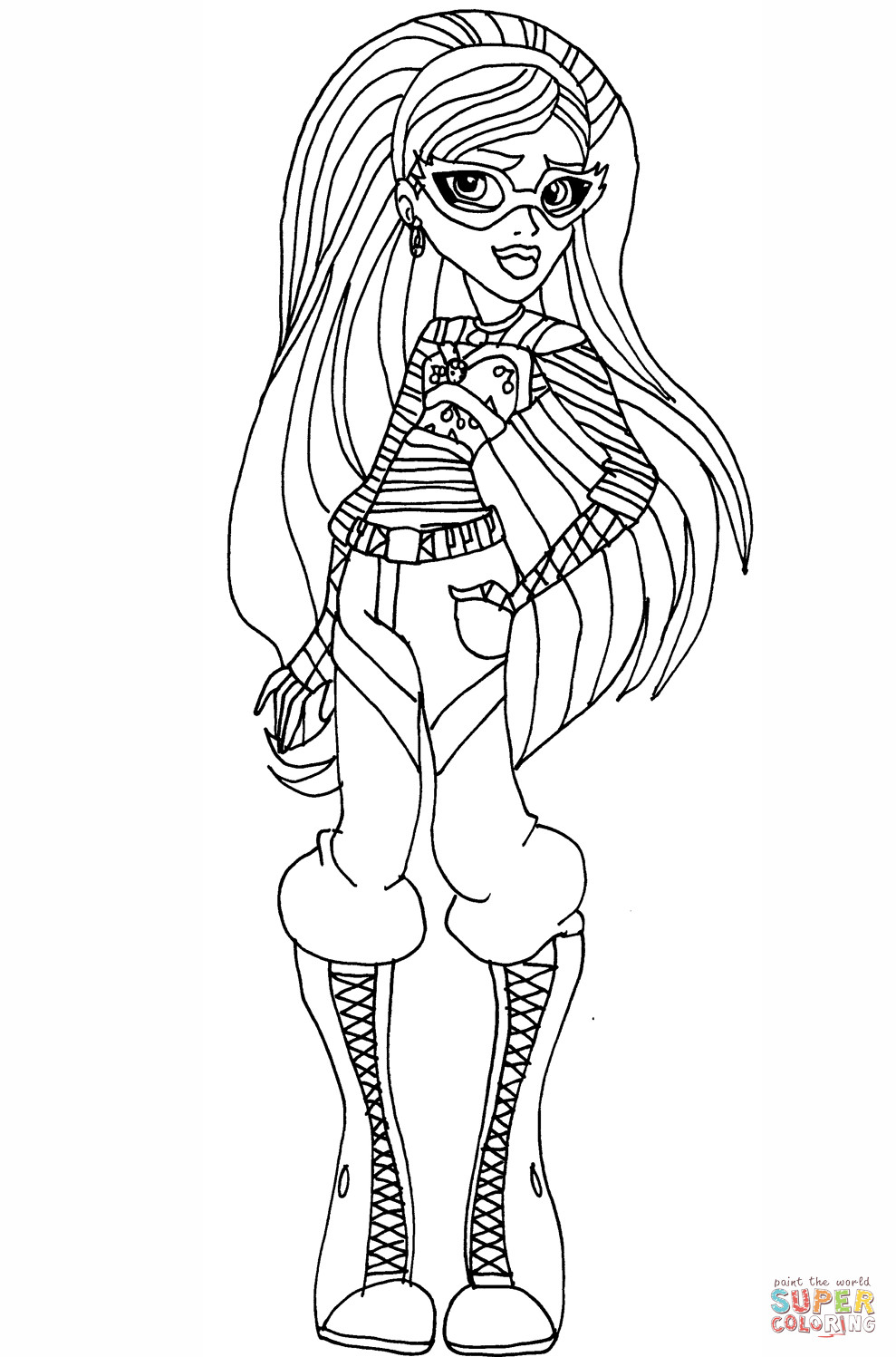 Printables Free Coloring Pages
 Ghoulia coloring page