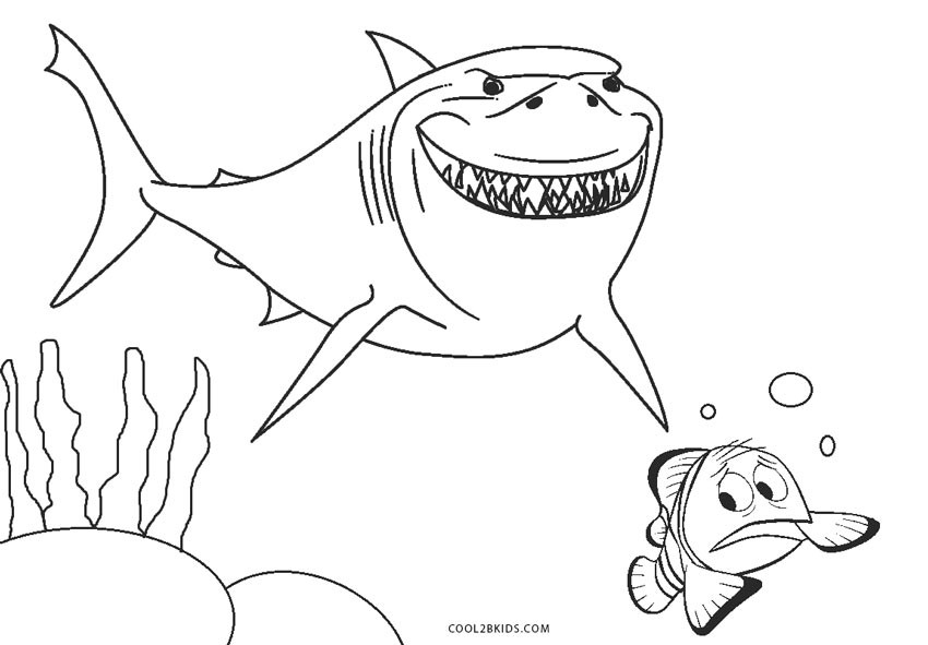 Printables Free Coloring Pages
 Free Printable Nemo Coloring Pages For Kids
