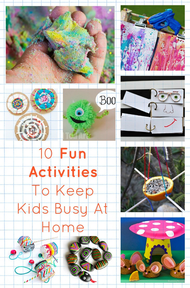 Projects For Kids To Do At Home
 10 Fun Activities To Keep Kids Busy At Home diy Thought