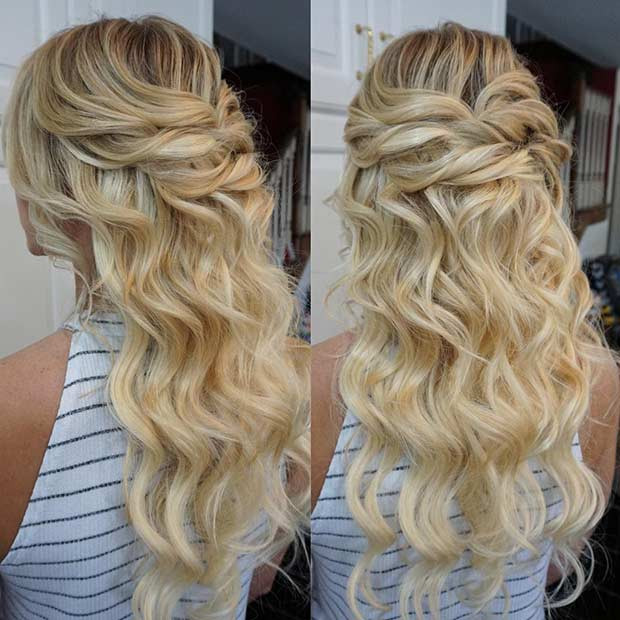 Prom Down Hairstyles
 31 Half Up Half Down Prom Hairstyles Page 2 of 3