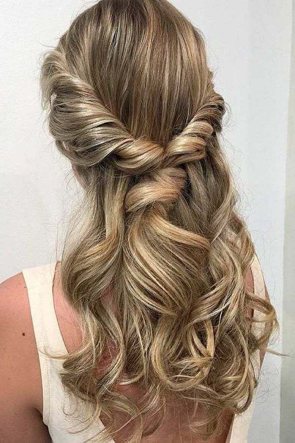 Prom Down Hairstyles
 Half up half down prom hair – trendy hairstyles for an