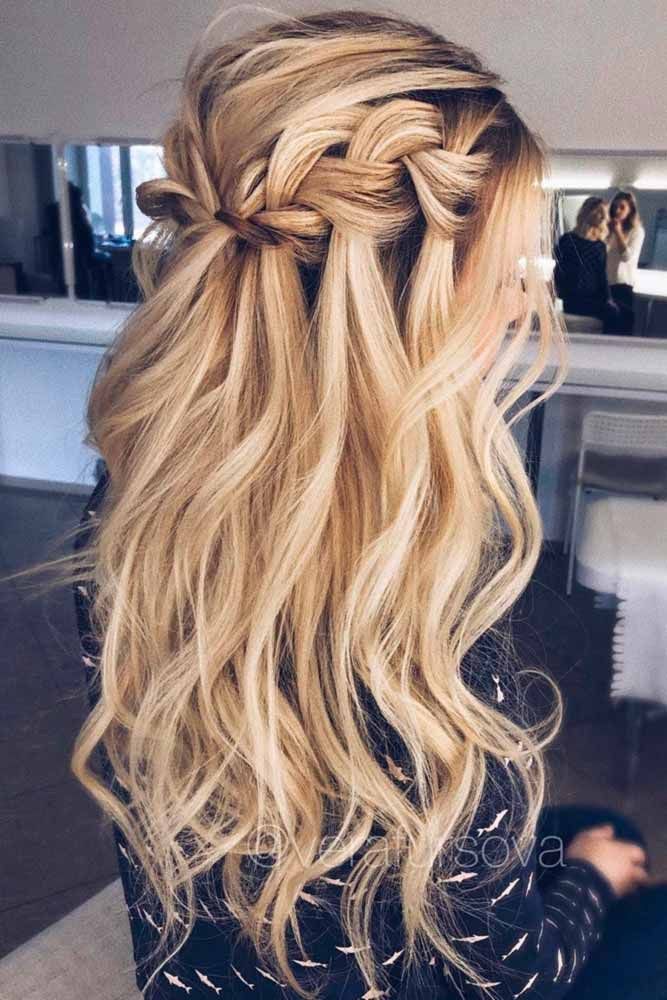 Prom Down Hairstyles
 Pin by CHAVI PRASAD on Hairstyles in 2019
