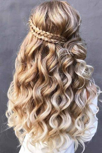 Prom Down Hairstyles
 Try 42 Half Up Half Down Prom Hairstyles