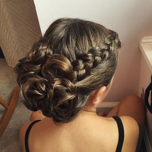 Prom Hairstyle Braid
 40 Most Delightful Prom Updos for Long Hair in 2016