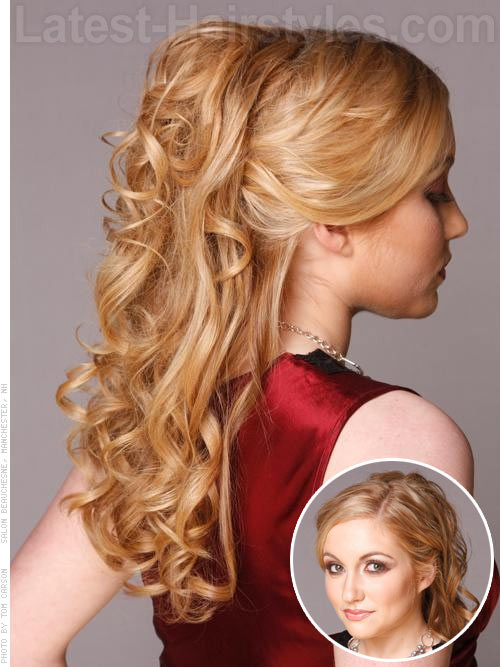 Prom Hairstyle Half Updo
 Half Up Half Down Prom Hairstyles and How To s