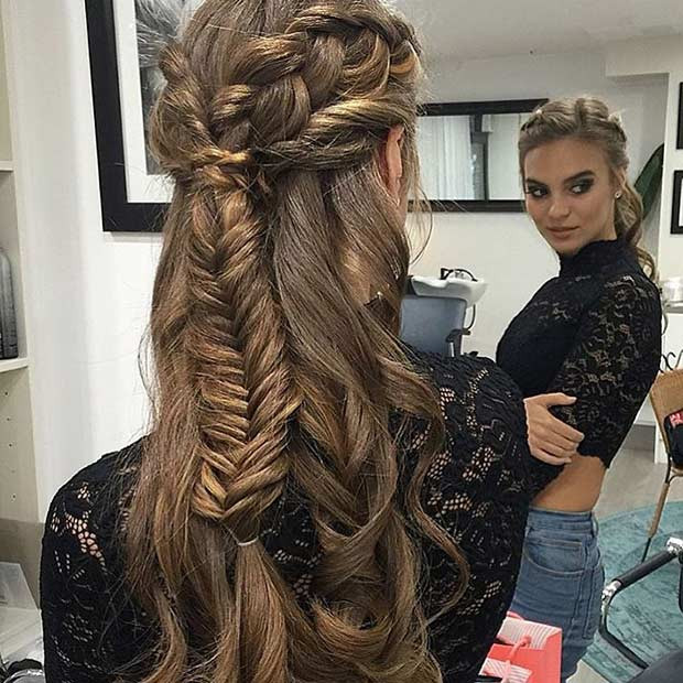 Prom Hairstyle Half Updo
 31 Half Up Half Down Prom Hairstyles