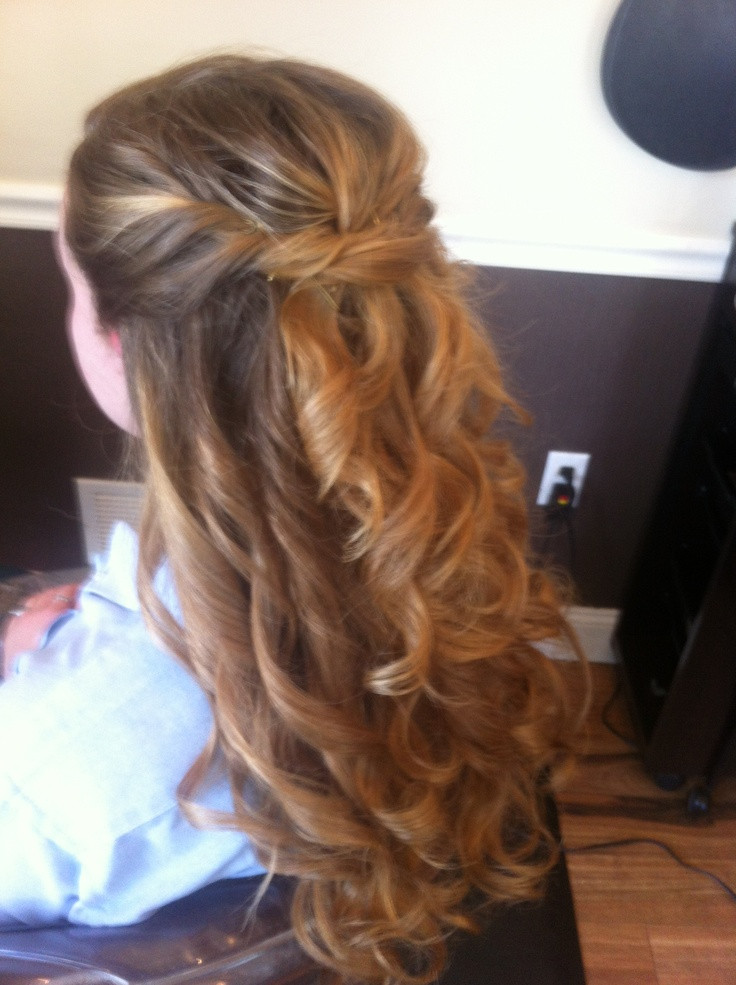 Prom Hairstyle Half Updo
 17 Best images about Hair Updos on Pinterest