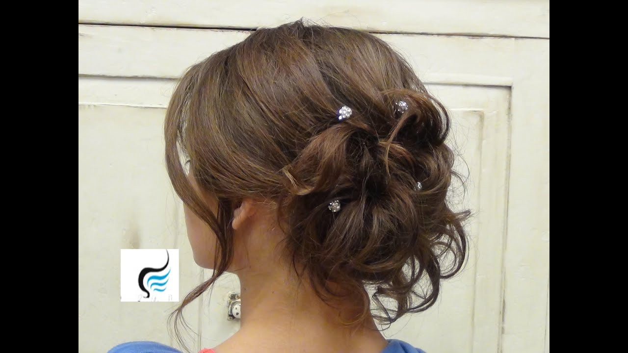 Prom Hairstyles Updos For Long Hair
 Soft Curled Updo for Long Hair Prom or Wedding