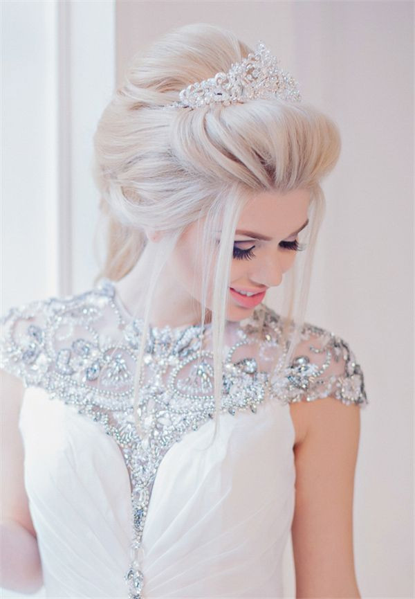 Prom Hairstyles With Tiara
 17 Best images about Tiara Hairstyles on Pinterest