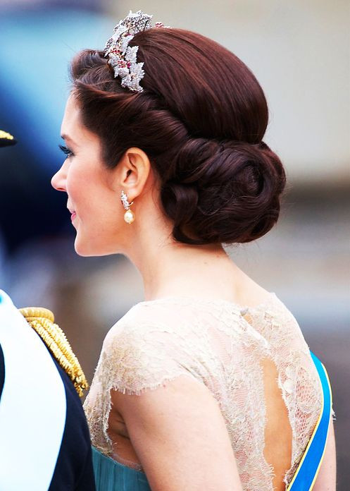 Prom Hairstyles With Tiara
 Crown Princess Mary in 2019