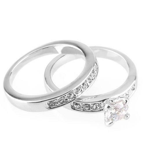 Promise Ring Engagement Ring And Wedding Ring Set
 Promise Ring Set