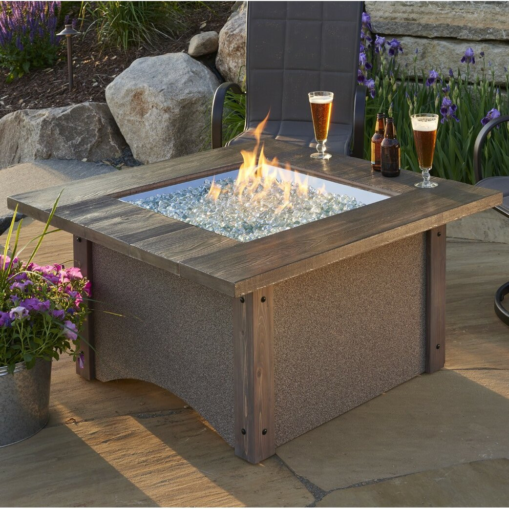 Propane Fire Pit Table Set
 The Outdoor GreatRoom pany Pine Ridge Propane Fire Pit