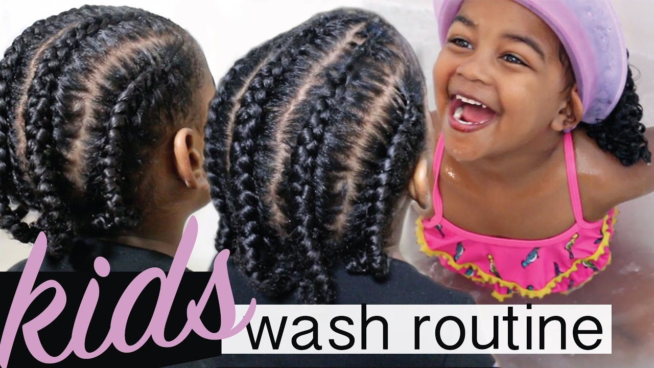 Protective Hairstyles For Kids
 KIDS WASH DAY Protective Style Start to Finish